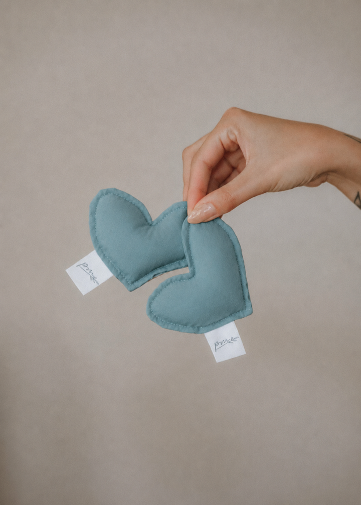Weighted Sensory Fidgets (Set of 2) | Natural Cotton, Flaxseed & Glass Marbles