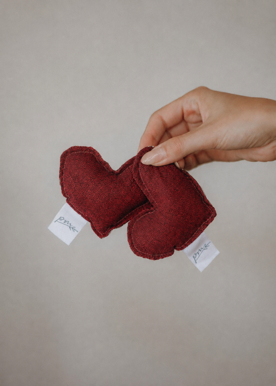 Weighted Sensory Fidgets (Set of 2) | Natural Cotton, Flaxseed & Glass Marbles