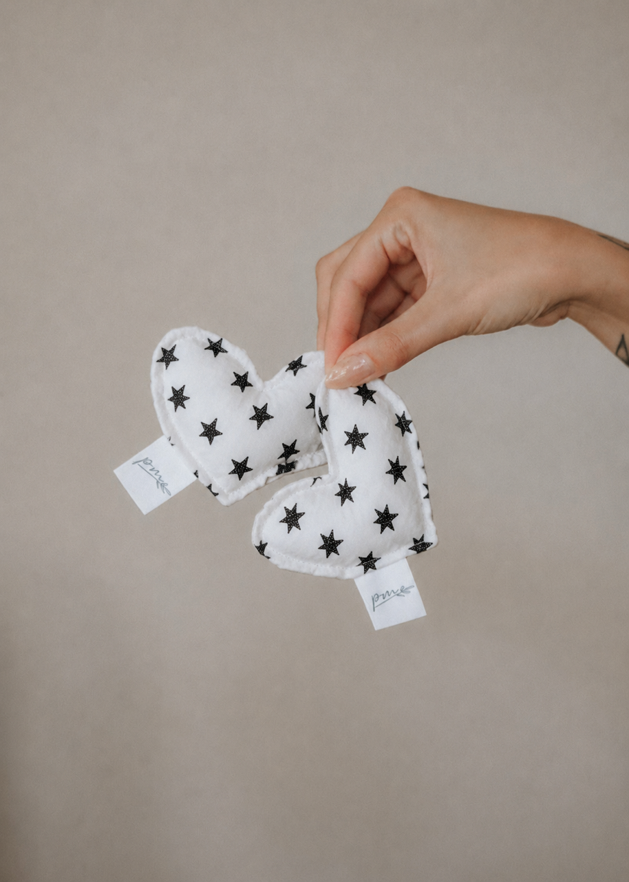 Weighted Sensory Fidgets (Set of 2) | Natural Cotton, Flaxseed & Glass Marbles