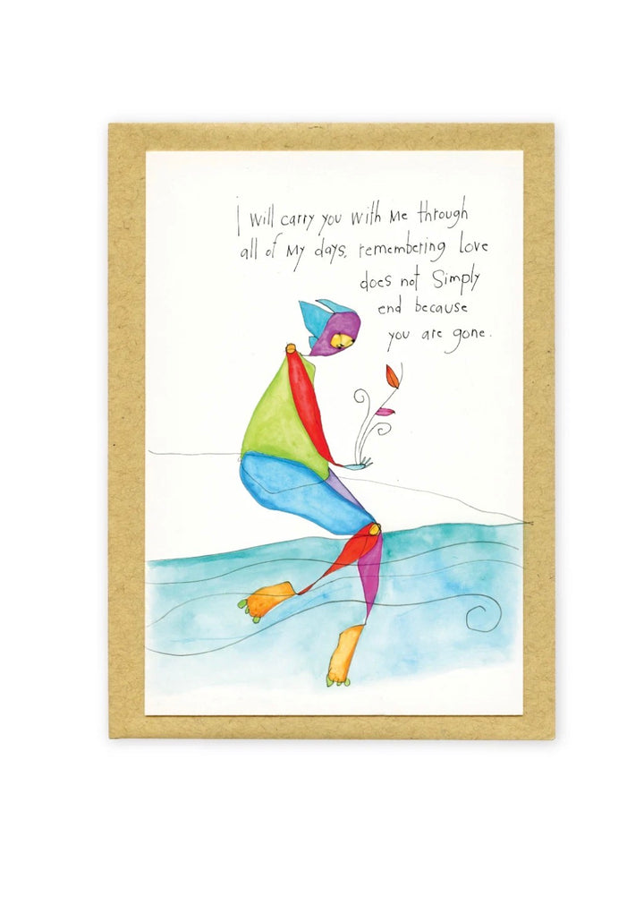 Carry You With Me sympathy card option