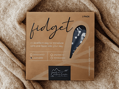 Parker Mountain Comfort Wraps Accessories Fidgets | Two Pack | Find Focus in the Palm of your Hands