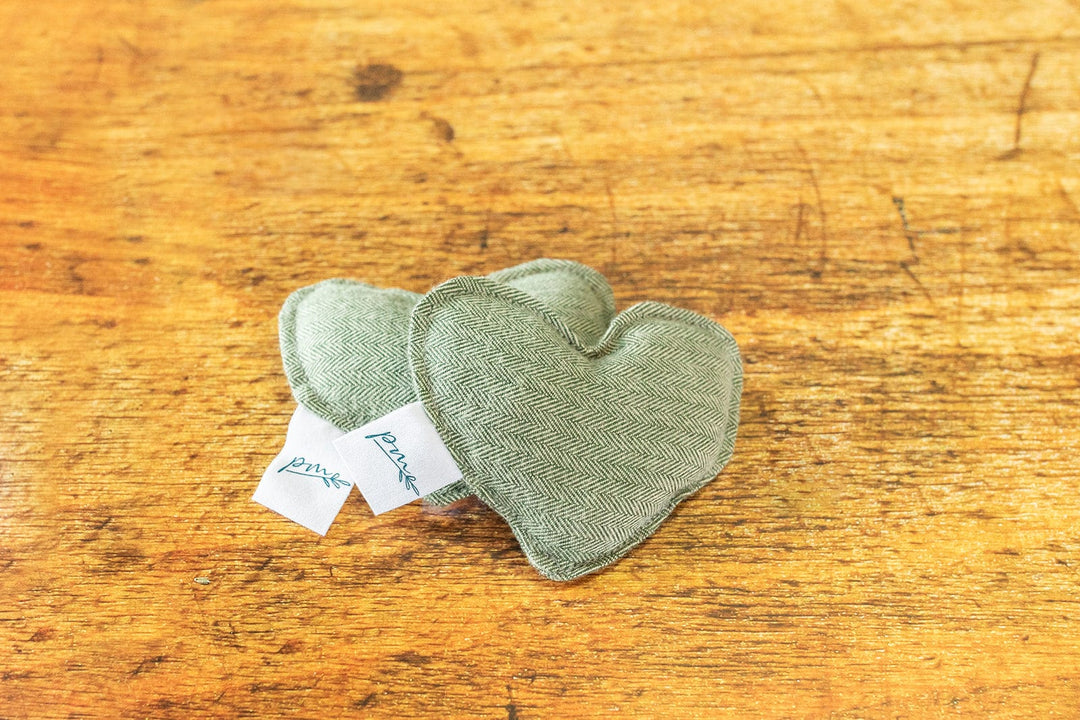 Parker Mountain Comfort Wraps Accessories Green / Unscented / Heart Fidgets | Single Pack | find focus in the palm of your hands
