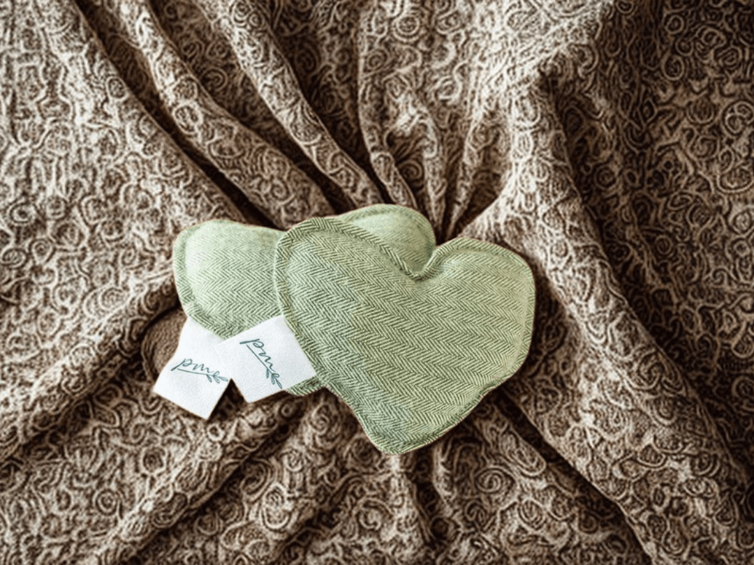 Parker Mountain Comfort Wraps Accessories Green / Unscented / Heart Fidgets | Two Pack | Find Focus in the Palm of your Hands