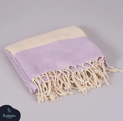 Parker Mountain Comfort Wraps Accessories Lavender Turkish Towel - Peshtemal