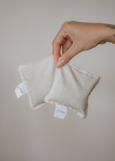 Parker Mountain Comfort Wraps Accessories Oat Meadow / Unscented / Square Fidgets | Two Pack | Find Focus in the Palm of your Hands