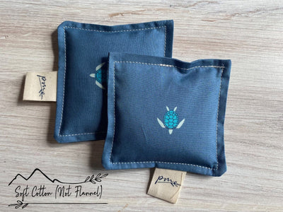 Parker Mountain Comfort Wraps Blue Turtles / Lavender + Spearmint / Square Limited Time Fidgets | Two Pack