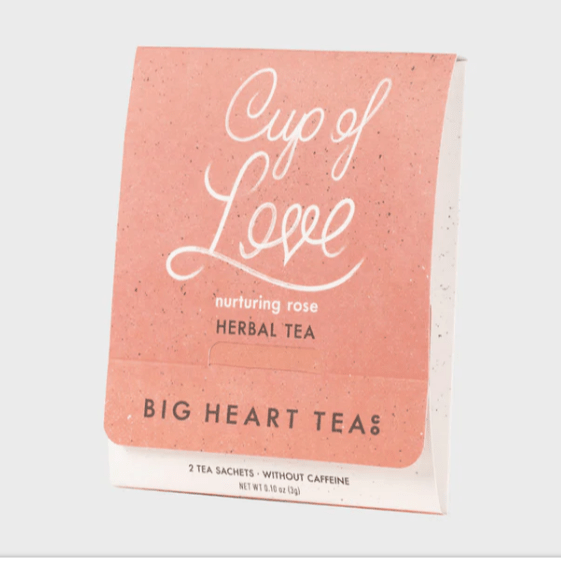 Parker Mountain Comfort Wraps Cup of Love Herbal Tea (Includes 2 Tea Bags)