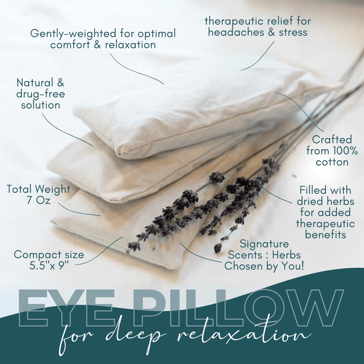 Parker Mountain Comfort Wraps Eye Pillow | over your eyes or spot treatment anywhere on your body