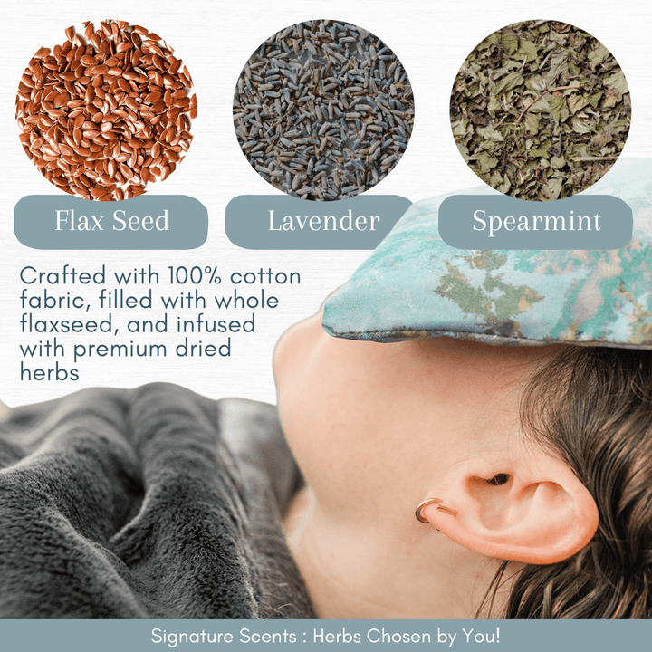 Parker Mountain Comfort Wraps Eye Pillow | over your eyes or spot treatment anywhere on your body
