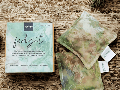 Parker Mountain Comfort Wraps Fidget Unscented / Square Earth Views Collection | Fidgets | Limited Time Fabric