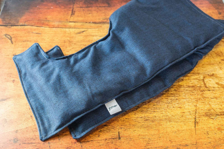 Parker Mountain Comfort Wraps  Gift Message Navy Blue / Unscented Deluxe Wrap | shoulders and upper back