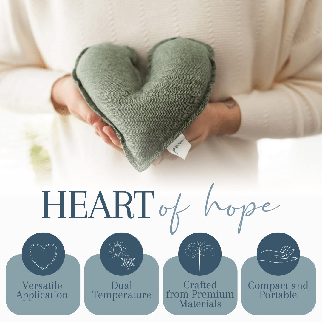 Parker Mountain Comfort Wraps Heart of Hope | Used for grounding