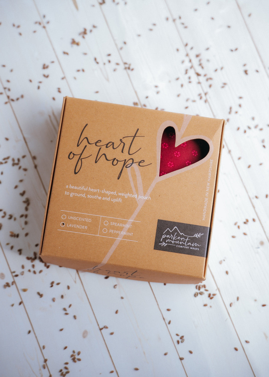 Parker Mountain Comfort Wraps Heart of Hope | Used for Grounding