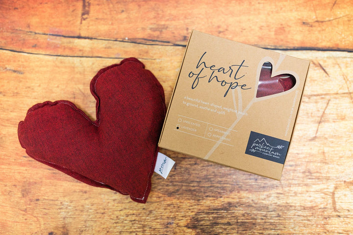 Parker Mountain Comfort Wraps  Heart of Hope | Used for grounding