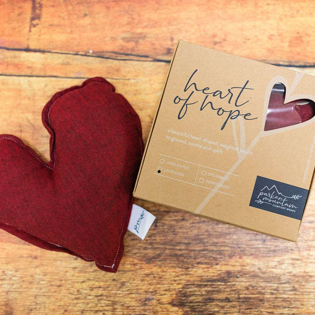 Parker Mountain Comfort Wraps  Heart of Hope | Used for grounding