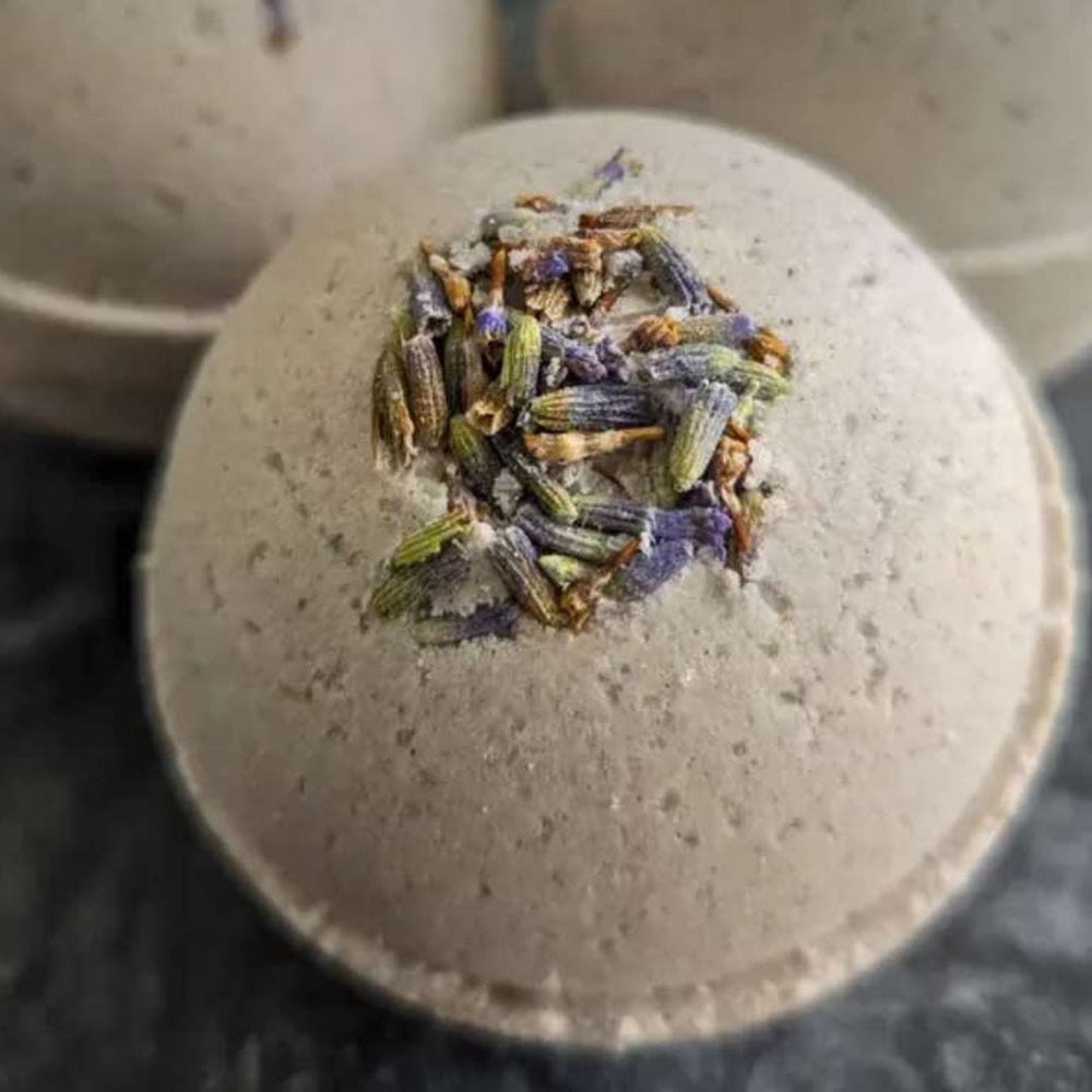 Parker Mountain Comfort Wraps  Lavender Shower Steamer + Sweet Lavender Bath Bomb
