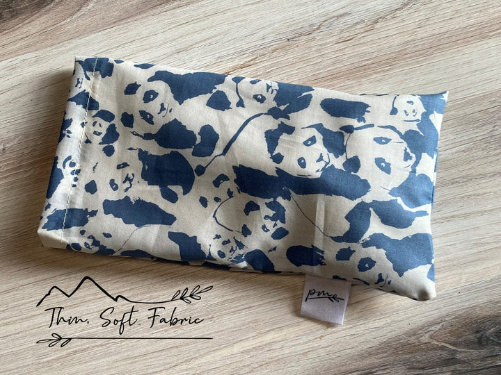 Parker Mountain Comfort Wraps  Pandas / Unscented Eye Pillow | over your eyes or spot treatment anywhere on your body
