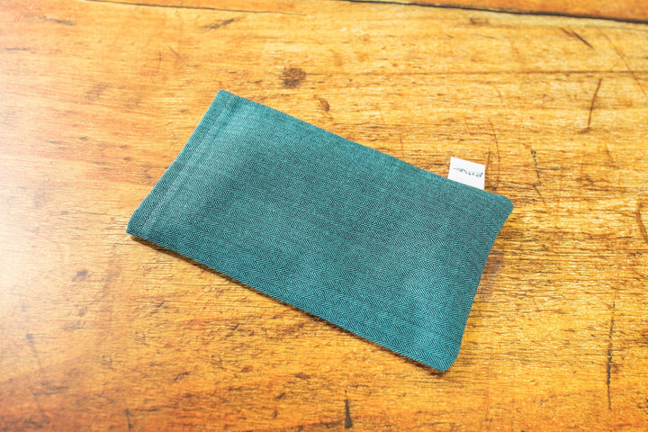 Parker Mountain Comfort Wraps  Teal / Unscented Eye Pillow | over your eyes or spot treatment anywhere on your body