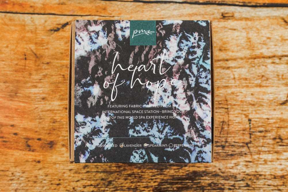 Parker Mountain Comfort Wraps Weighted Wrap Earth Views Collection | Heart of Hope | Limited Time Fabric