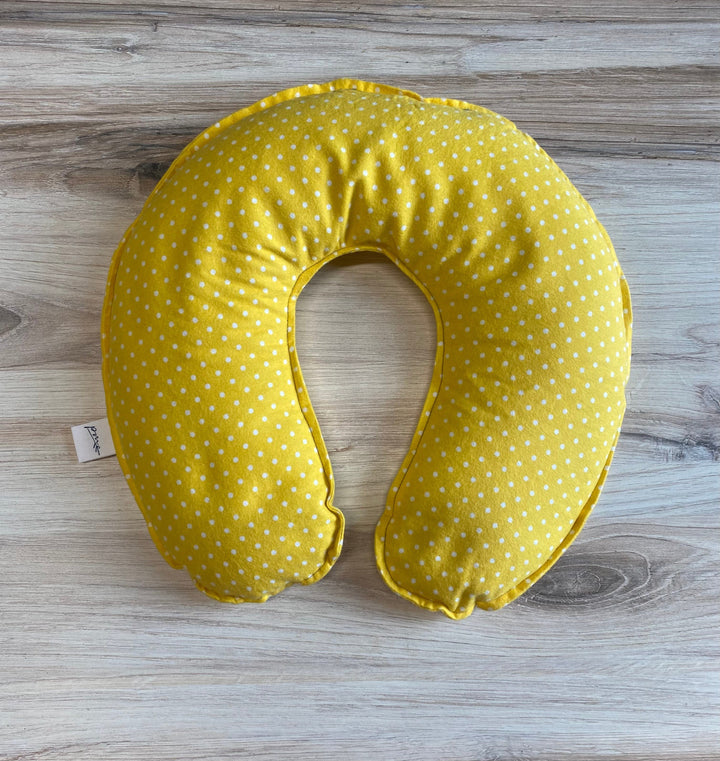 Parker Mountain Comfort Wraps  Yellow Polka Dots / Unscented Pressure Point Pillow